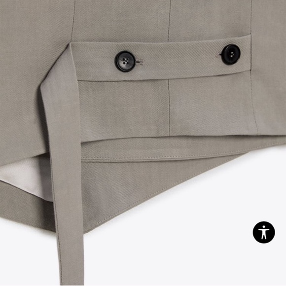 Zara ASYMMETRIC DOUBLE BREASTED VEST LIMITED EDITION size XXL - Picture 3 of 11